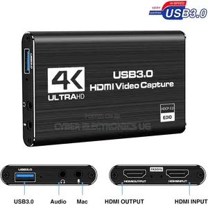 USB 3.0 to HDMI Capture Card Broadcast Stream Record