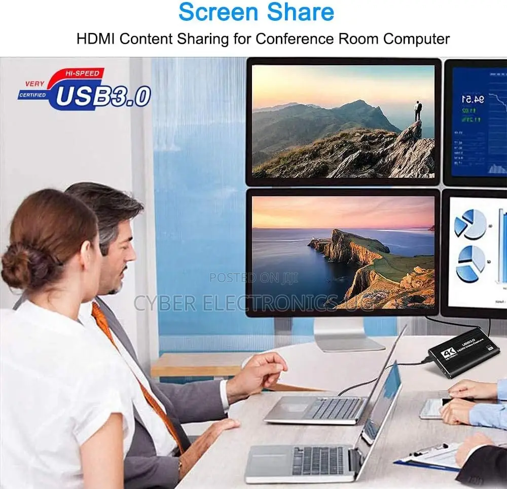 USB 3.0 to HDMI Capture Card Broadcast Stream Record