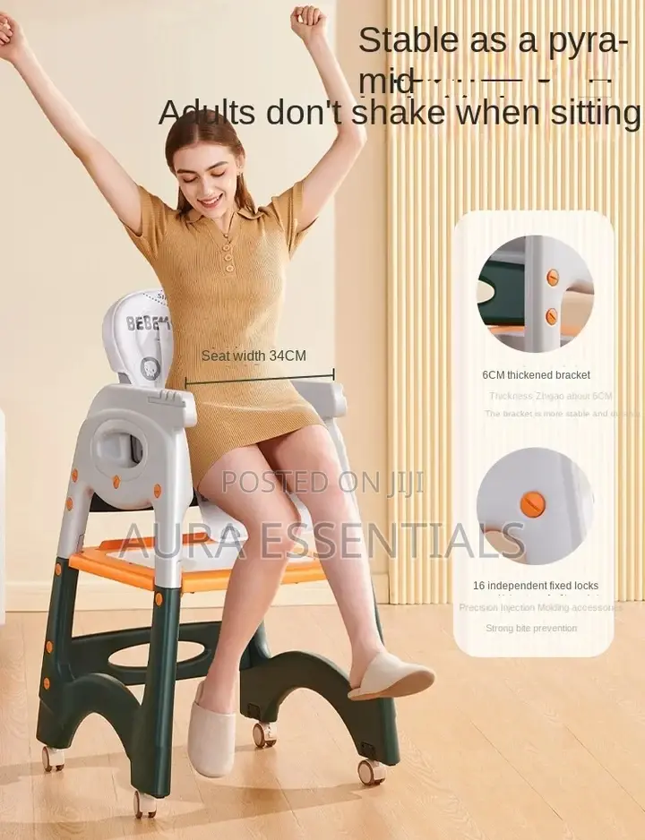 Portable Baby Dinning Feeding Chair Table