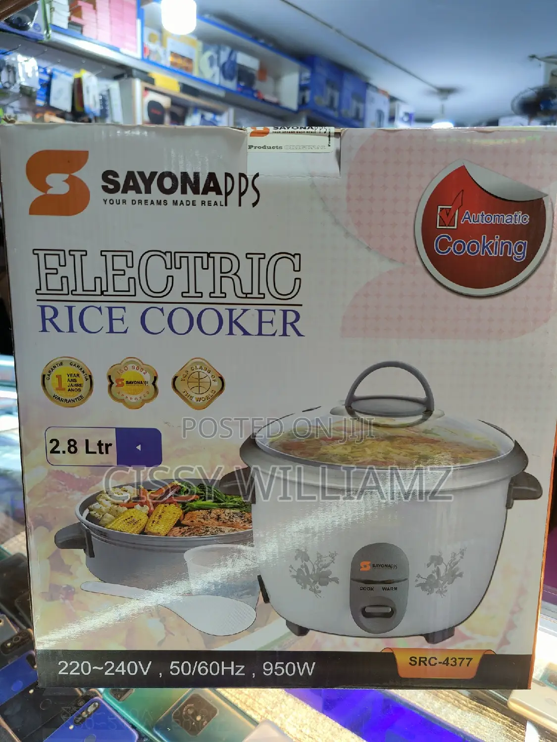 Sayona Rice Cooker/2.8l Rice Cooker/Electric Rice Cooker