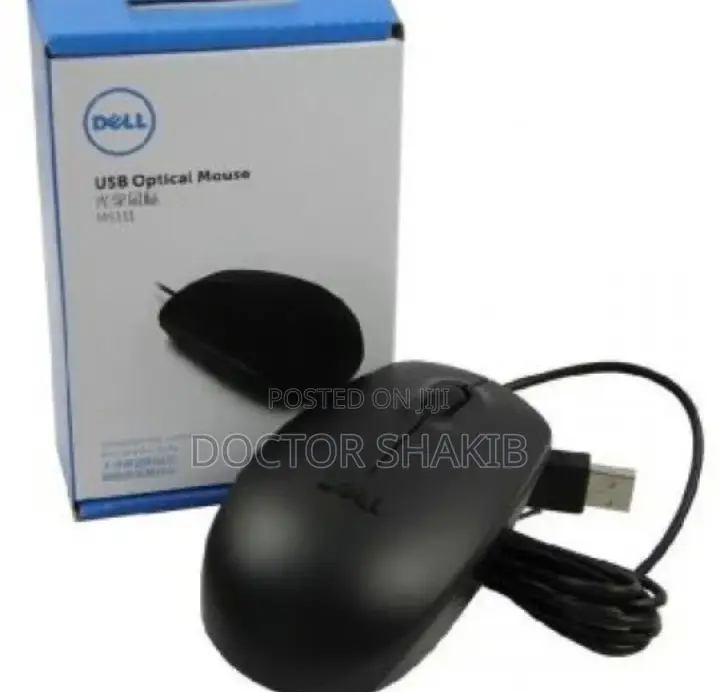 Dell Optical USB Wired Mouse With Scroll Wheel for Laptops