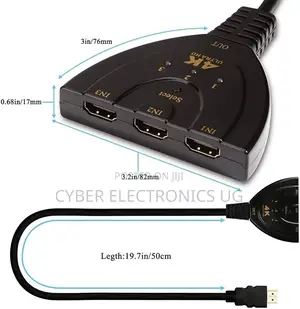 3 Port HDMI Auto Switch Splitter HUB Box for HDTV 3 in 1 Out