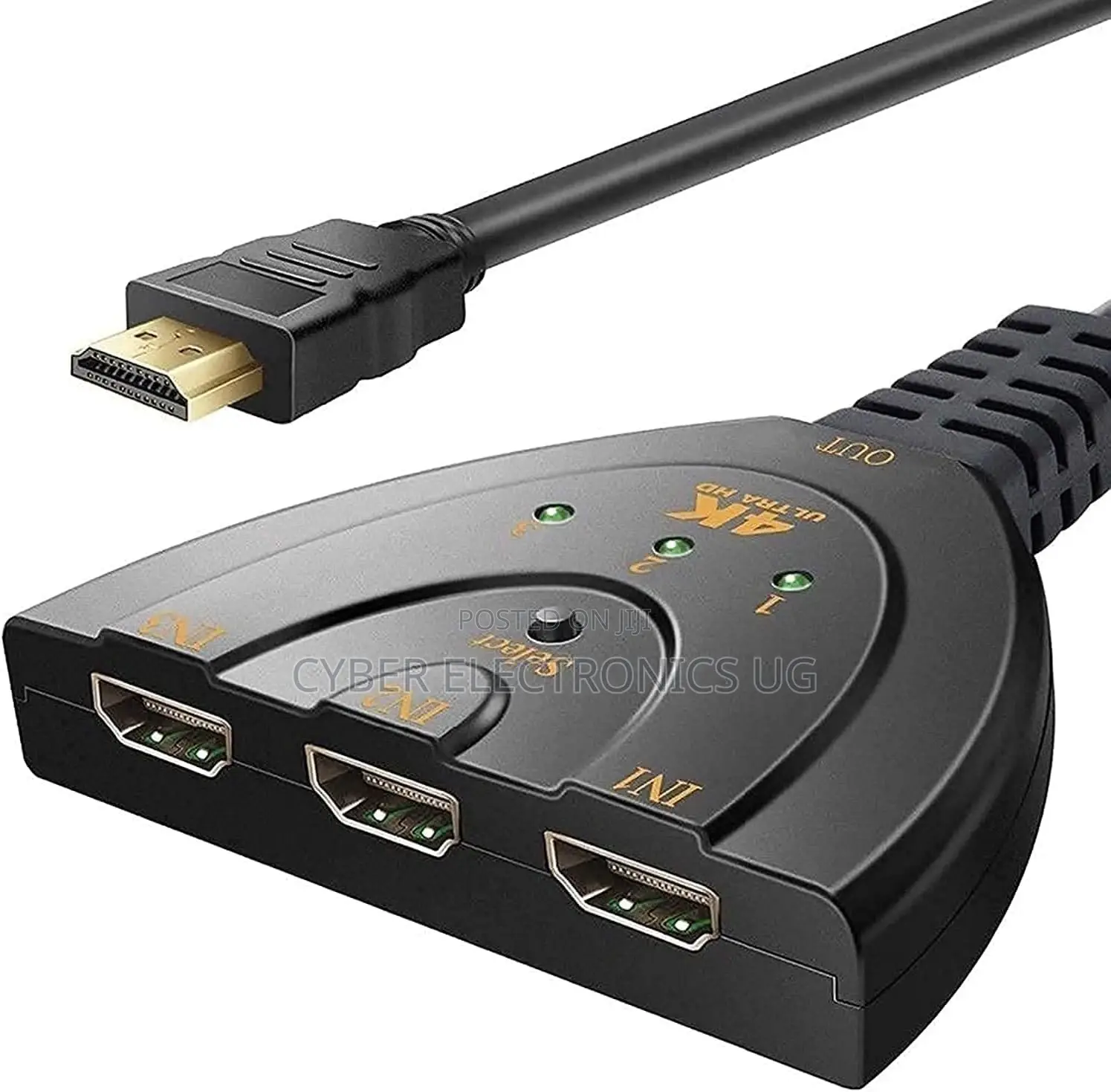 3 Port HDMI Auto Switch Splitter HUB Box for HDTV 3 in 1 Out