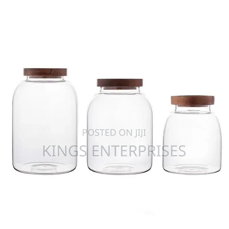 Glass Storage Jars With Lids