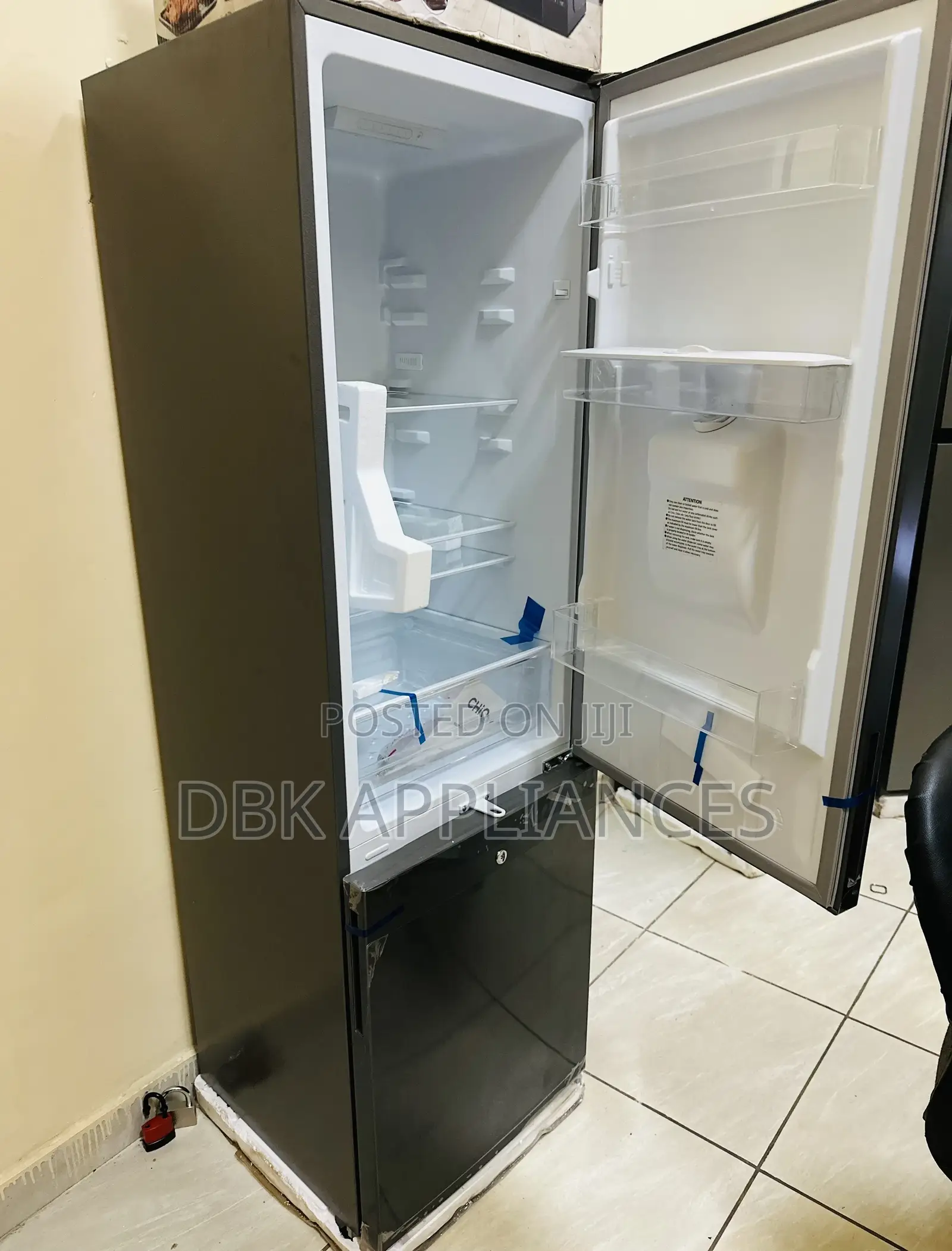 Chiq 340L Double Door Fridge With a Dispenser 5yr Warranty
