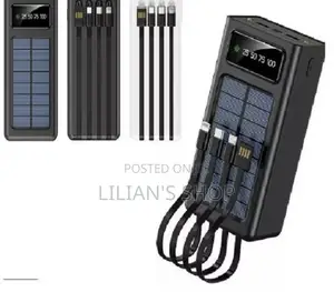Portable Solarpower Bank 20000mah USB Output With LED Light
