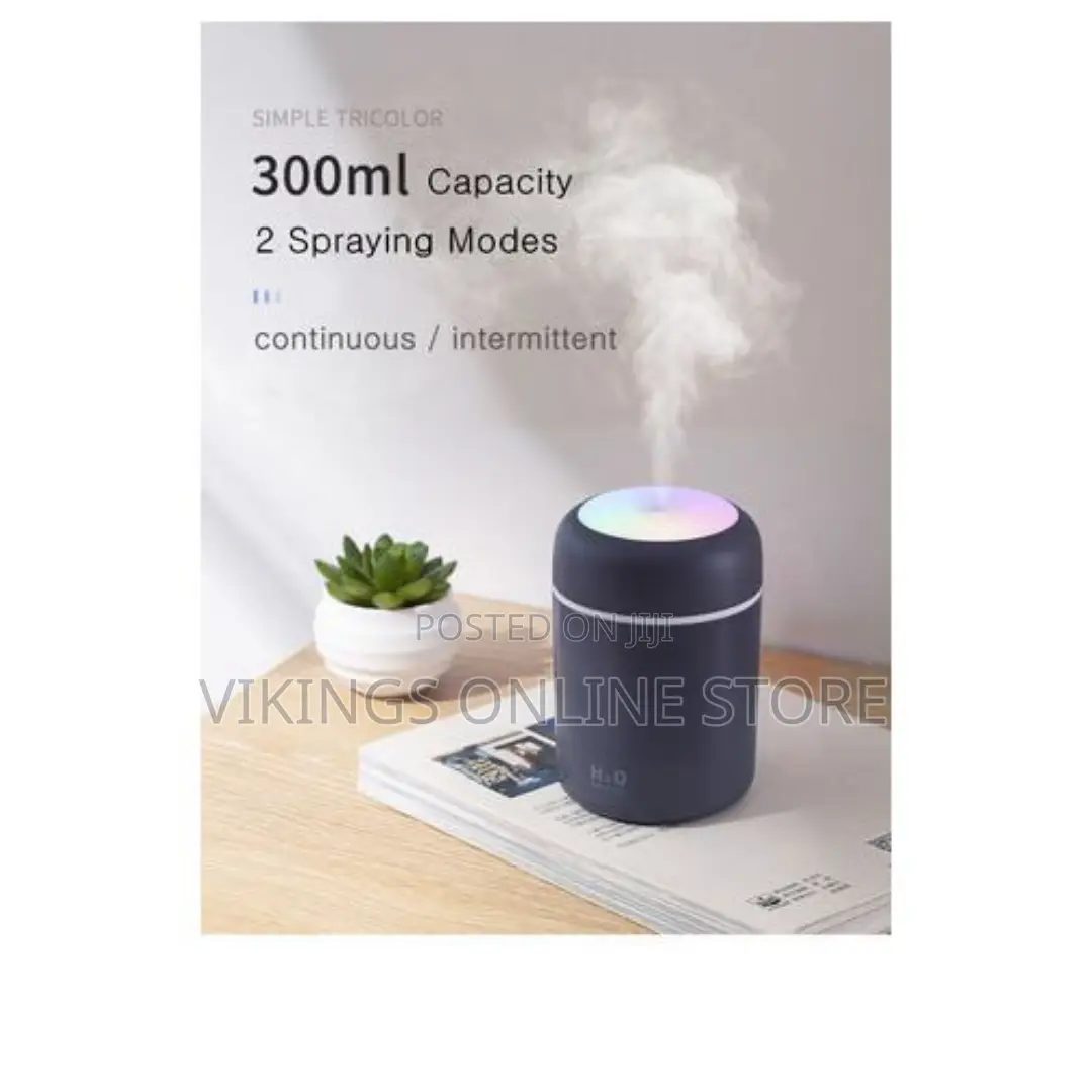 300 Ml USB Air for Bedroom, Car, Office, Desktop Humidifier