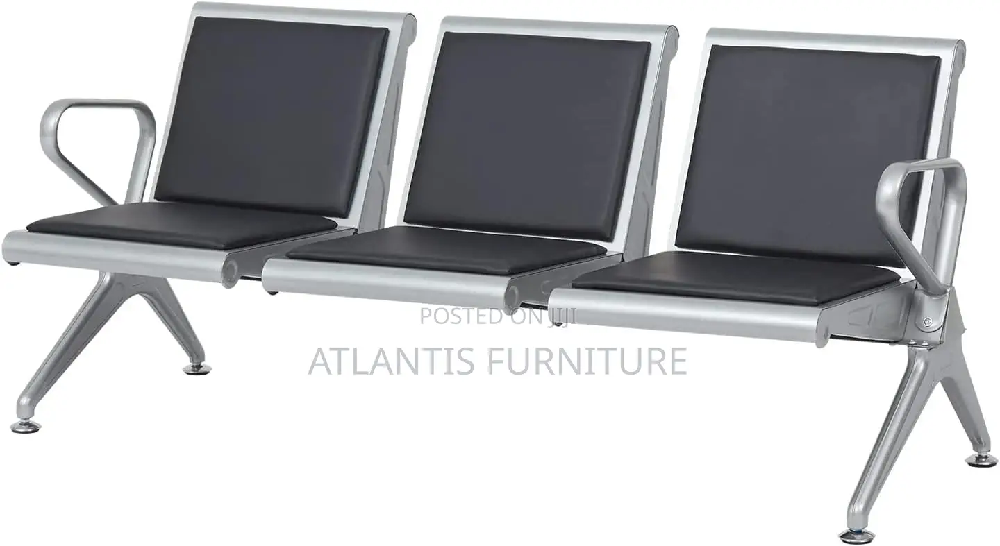 Smartest Rubber Heavy Duty Waiting Chair 3 Seater