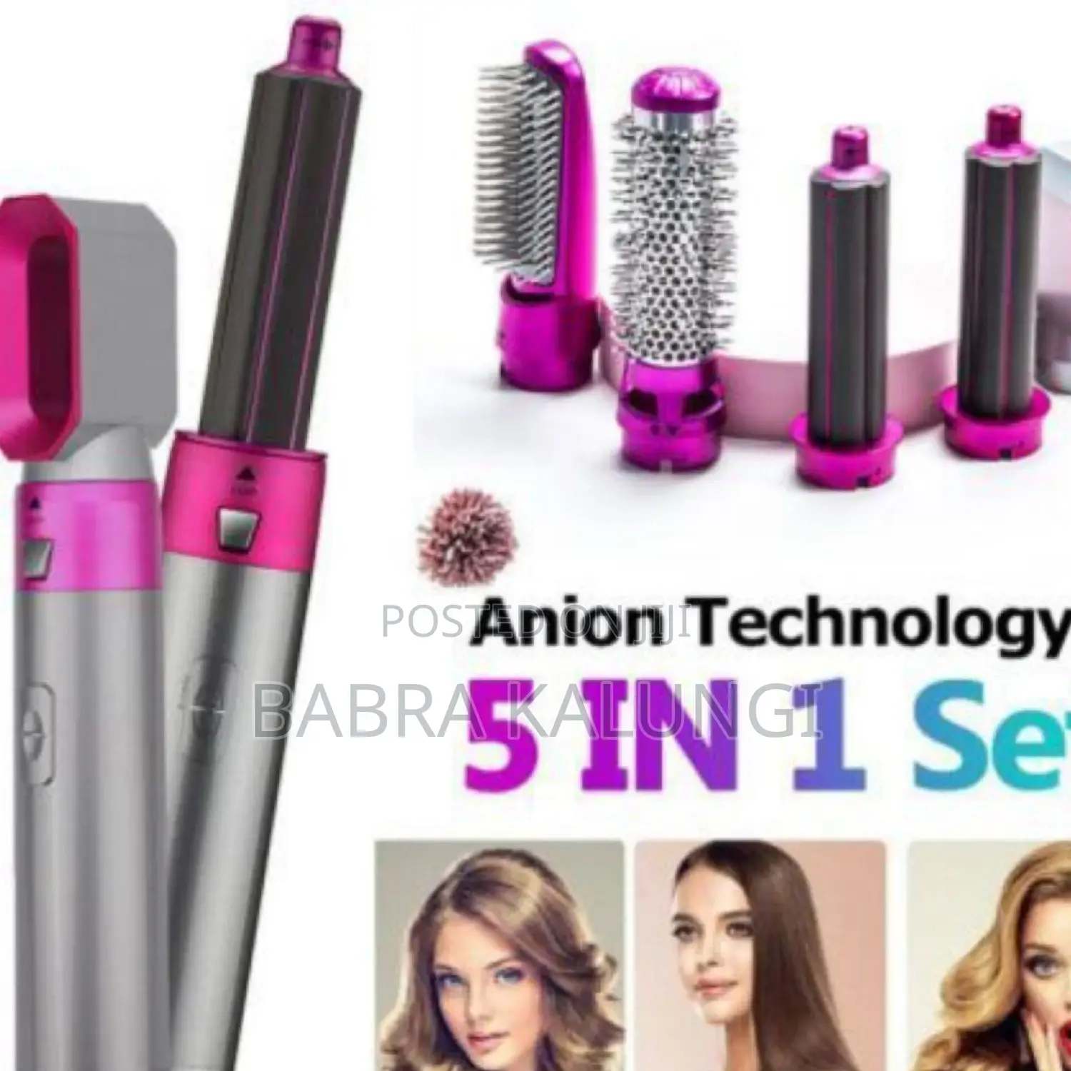 5 in 1 Hair Dryer Curler Hair Hot Air Stylers