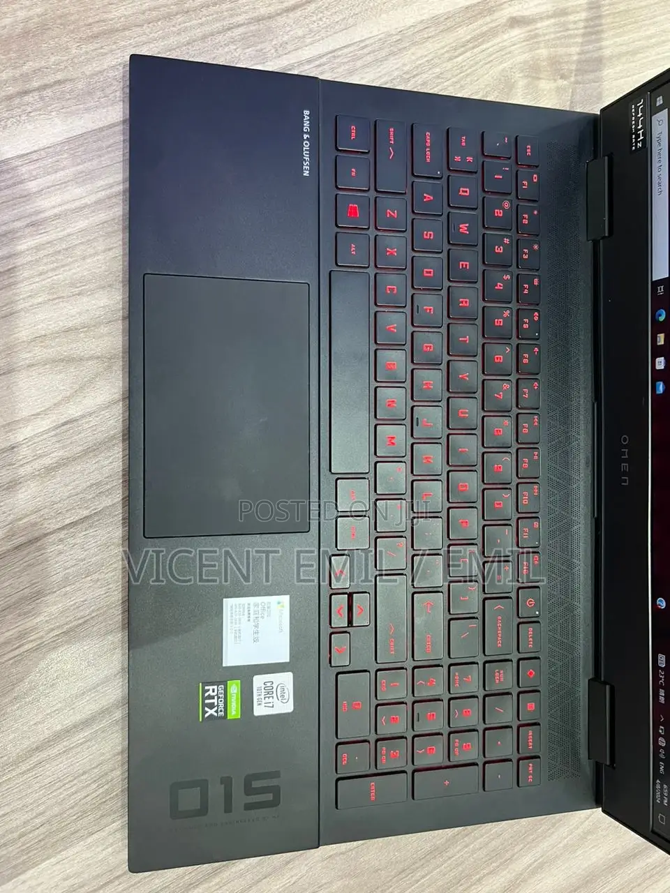 Laptop HP Omen Pro 16GB Intel Core I7 SSD 512GB