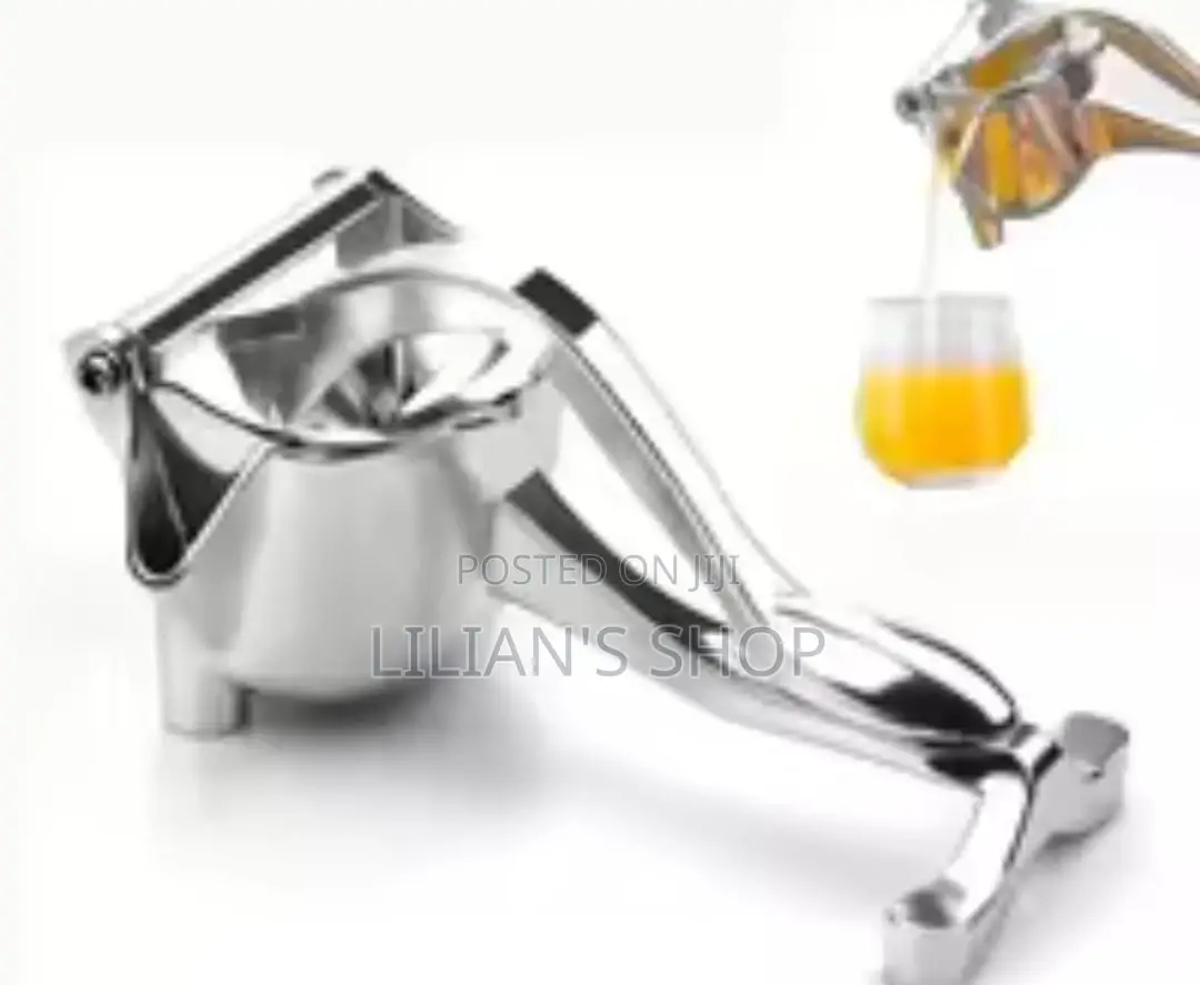 Silver Aluminum Hand Press Juicer