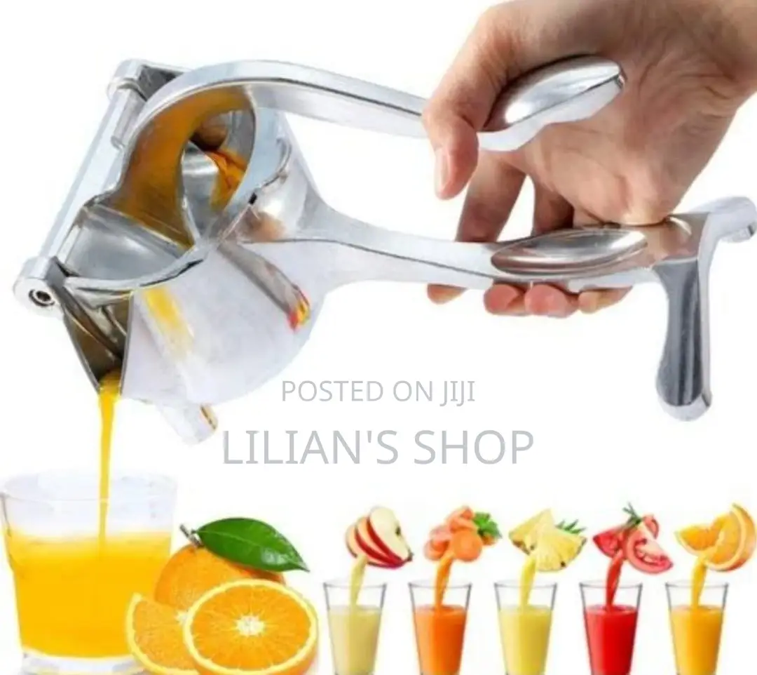 Silver Aluminum Hand Press Juicer