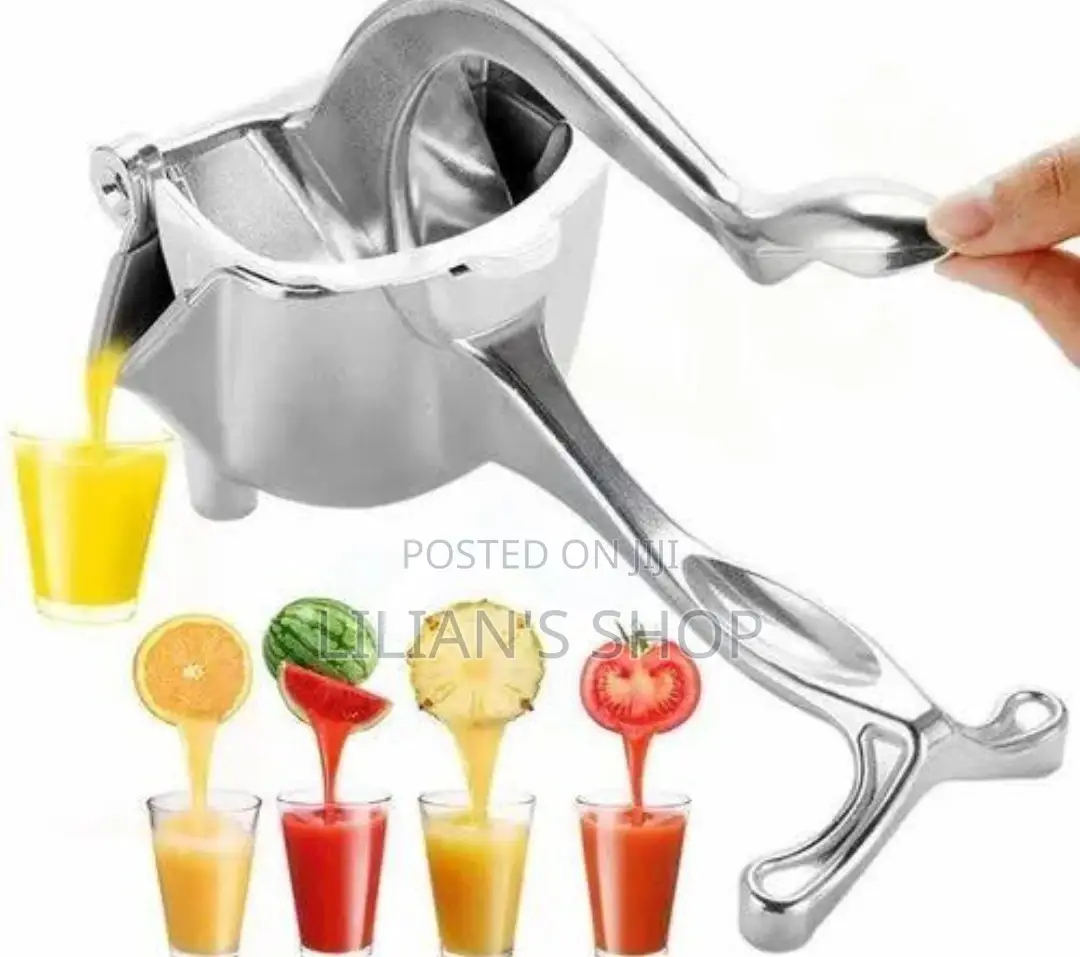Silver Aluminum Hand Press Juicer