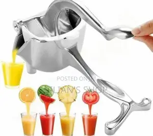 Silver Aluminum Hand Press Juicer