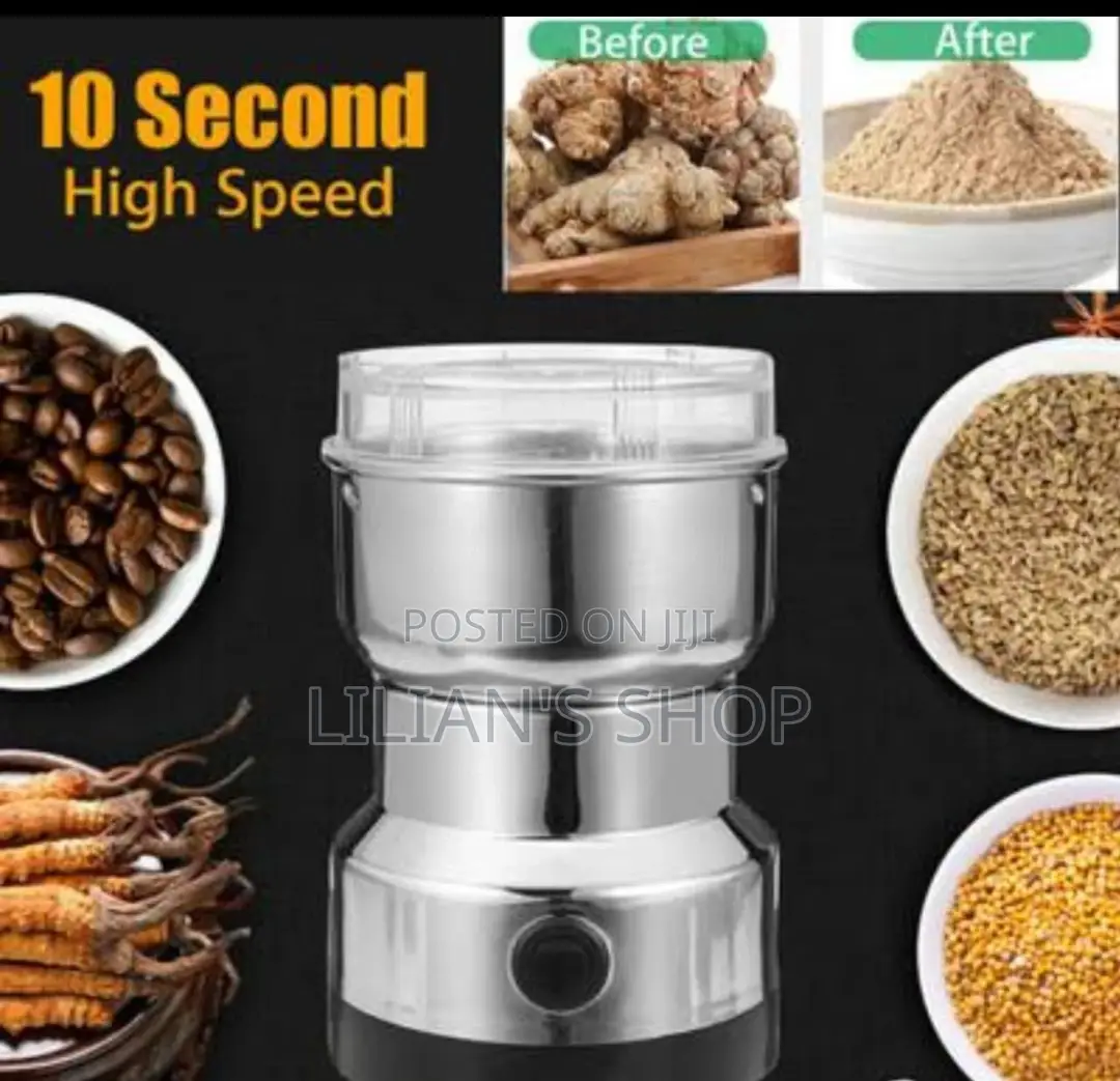 Mini Stainless Steel Coffee Spice Nuts Grain Bean Grinder