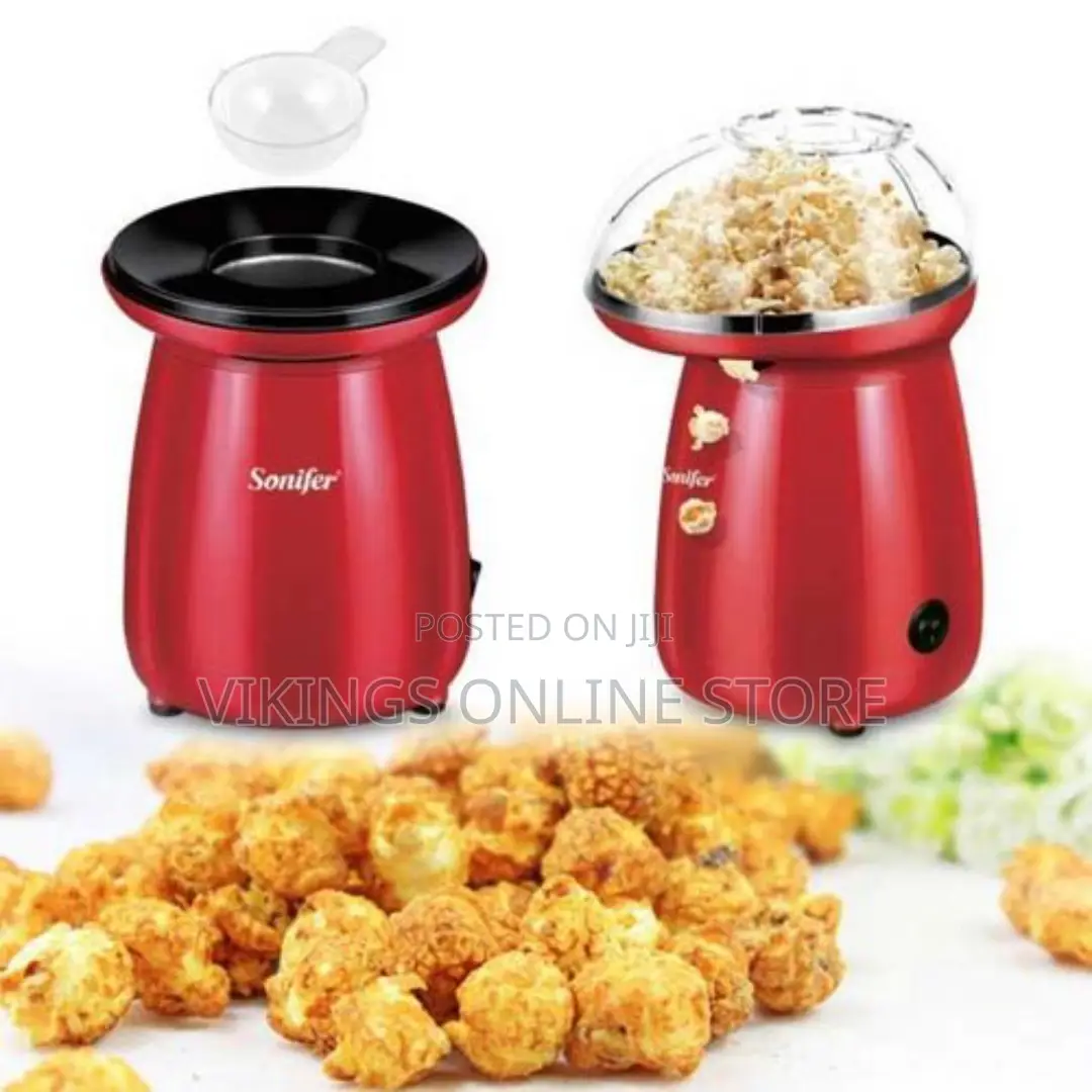 Sonifer Electric Popcorn Maker Popper Machine - Red