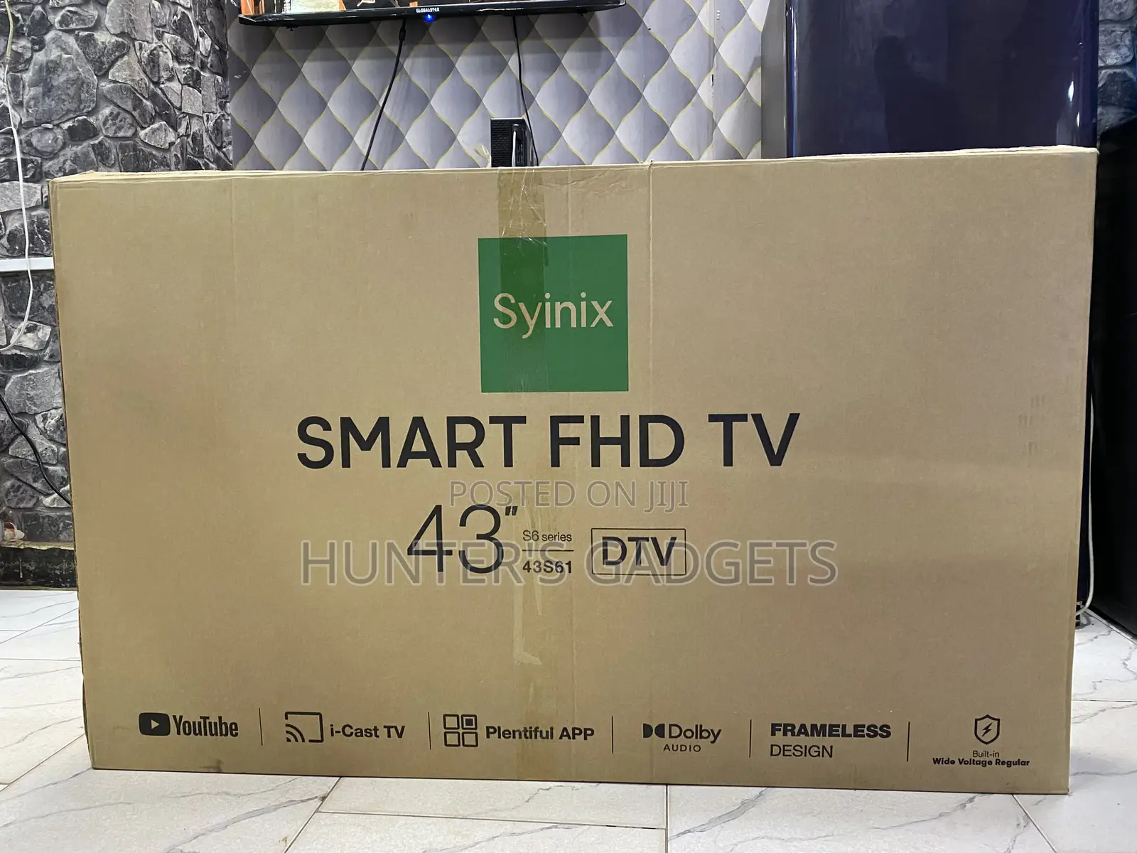 Syinix 43inch Smart Full Hd Smart Frameless Digital Tv
