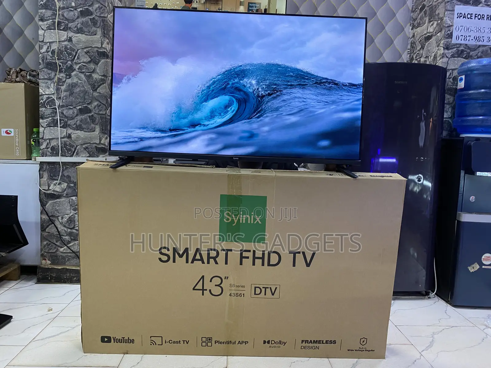 Brand New Syinix 43 Inch Smart Full Hd 1080p Led Frameless
