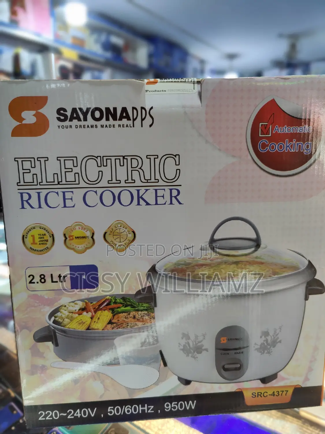 Sayona Electric Rice Cooker/Electric Rice Cooker/Rice Cooker