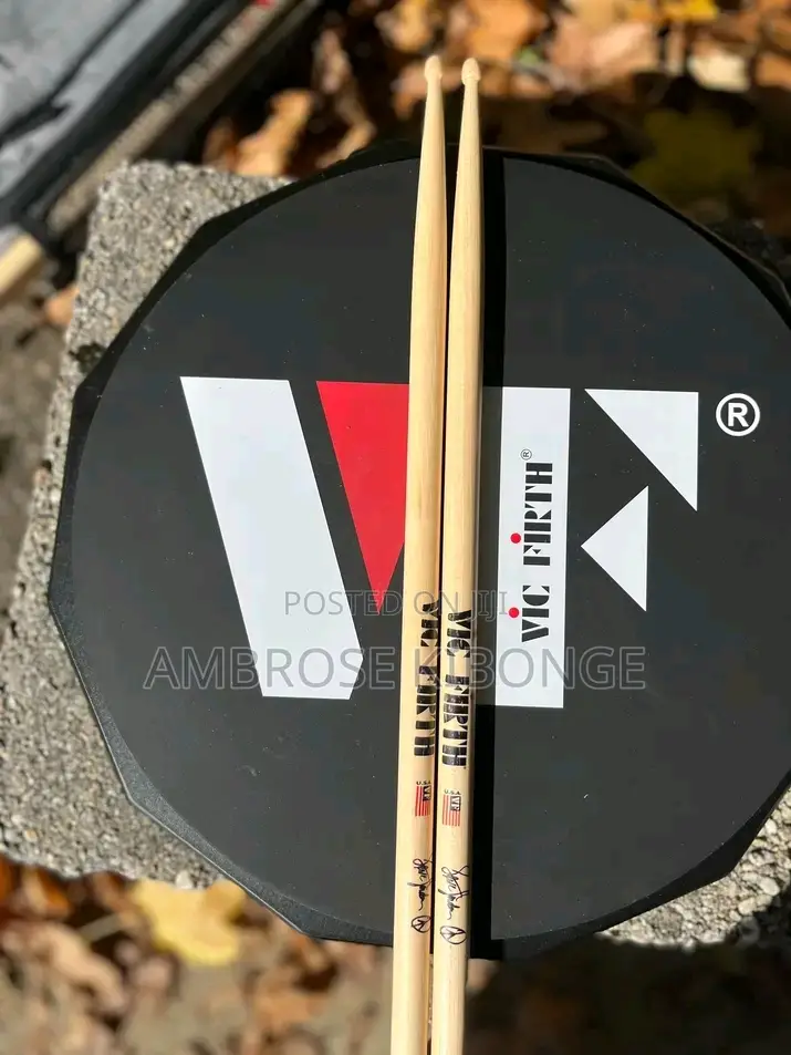 VIC FIRTH Rhythm Mate Matched Weight 5A Wooden Drum Sticks.