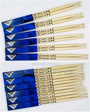 VIC FIRTH Rhythm Mate Matched Weight 5A Wooden Drum Sticks.