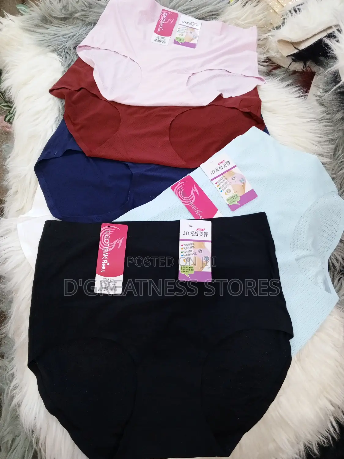 A Dozen of High Waiste Seamless Knickers