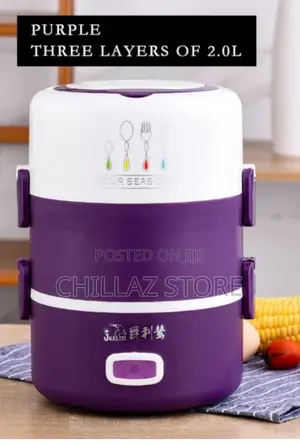Electric 3 Layer Lunch Box