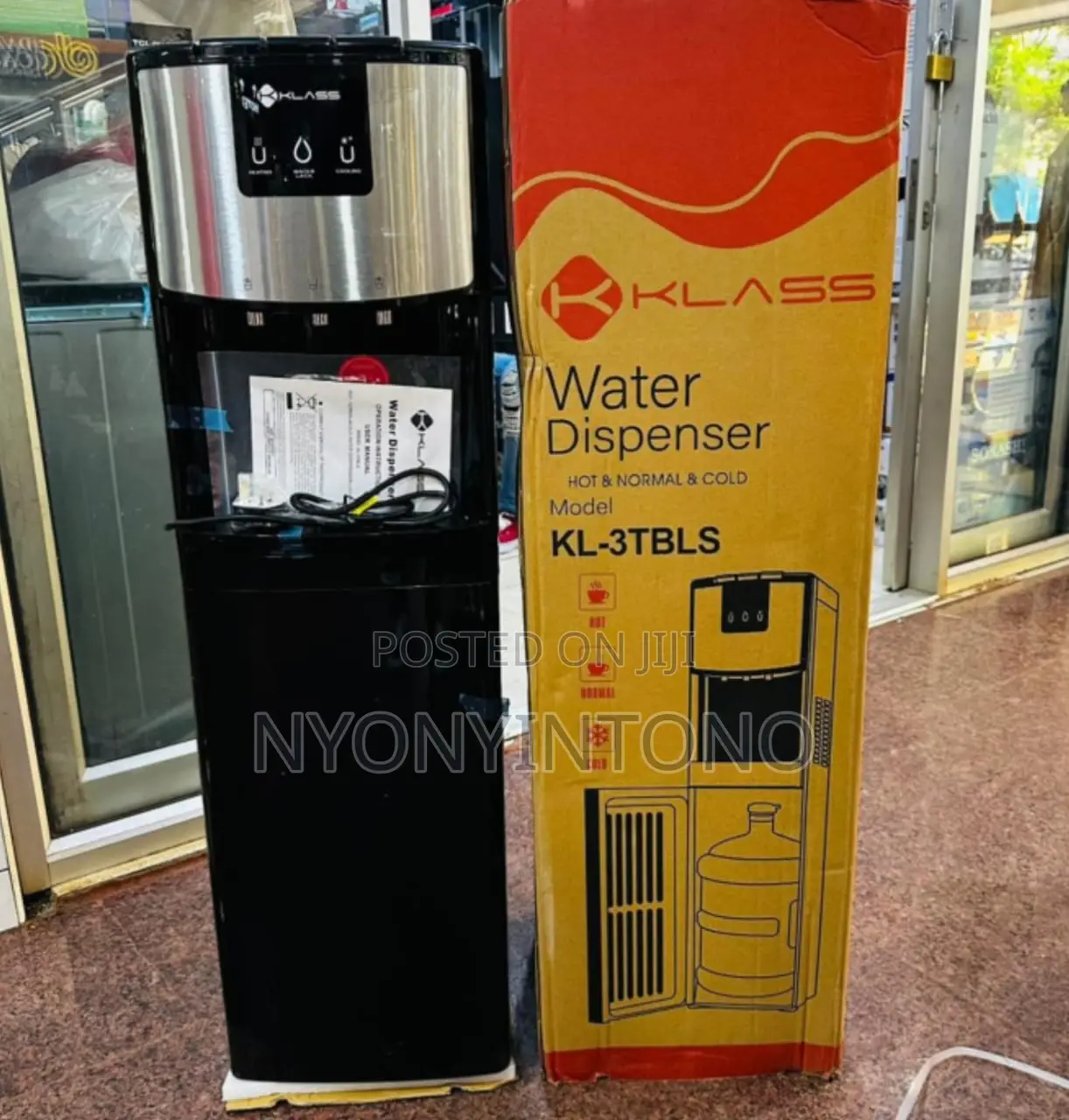 Klass Automatic Water Dispenser 3 Tap Bottom Loader