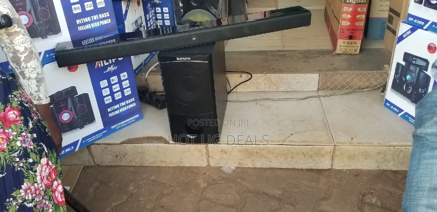 Global Star Channel Sound Bar With Wired Subwoofer 120w