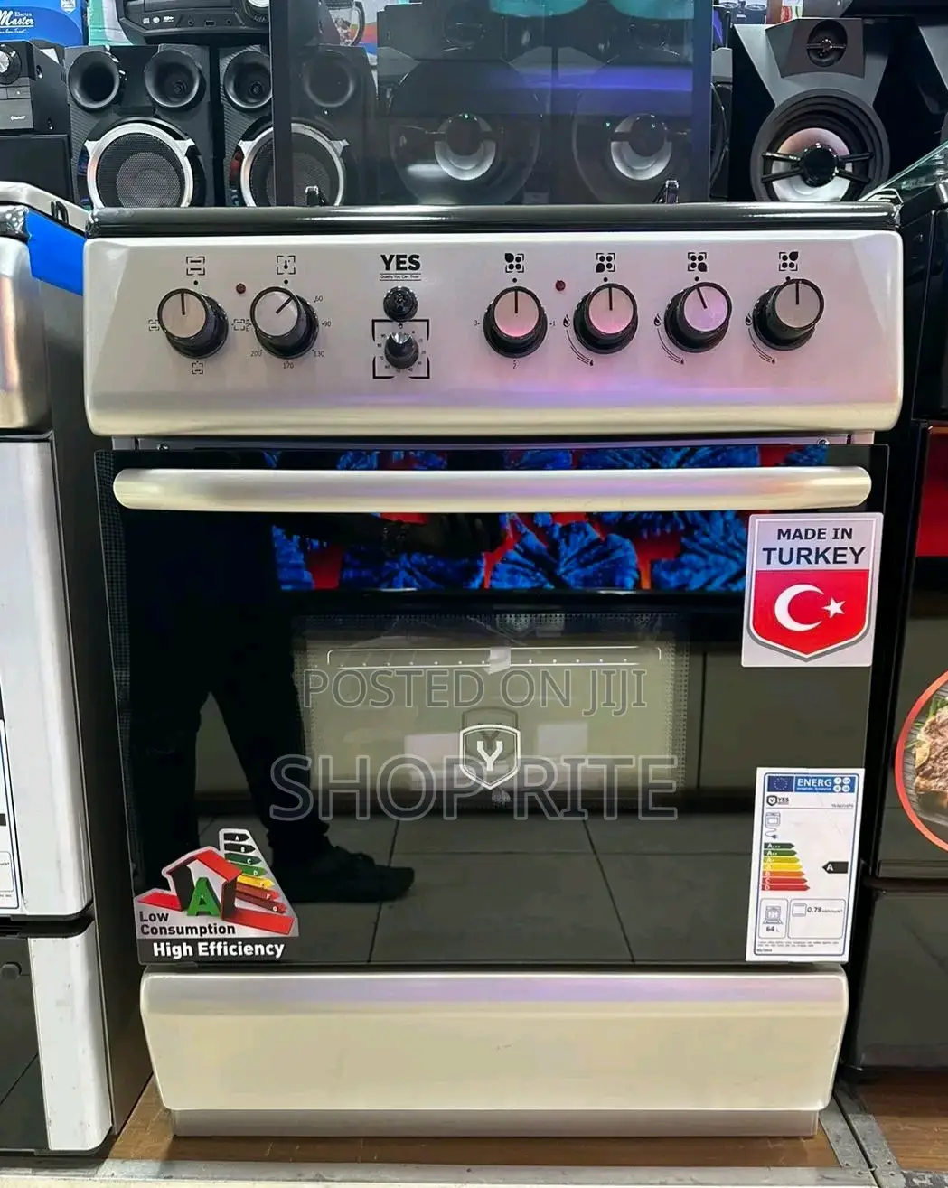 Yes New Original Cooker 3gas 1electric 60cm by 60cm