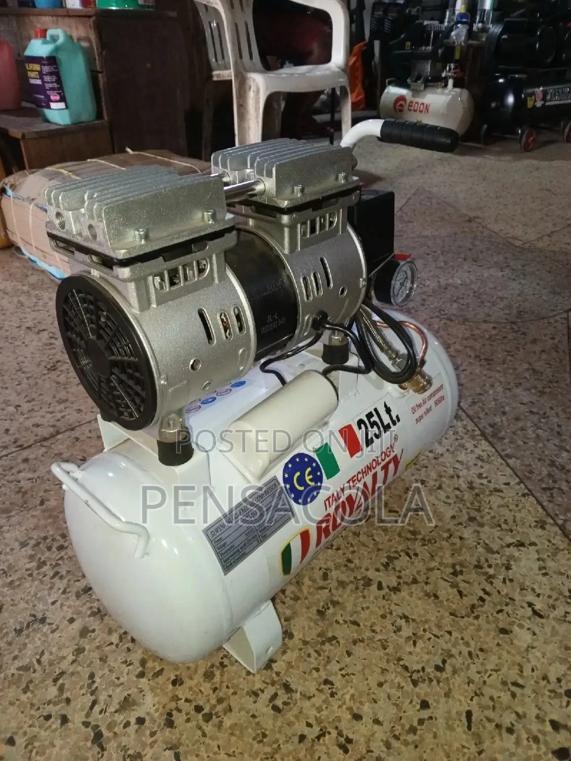 Italian Design Air Compressor 25 Liters