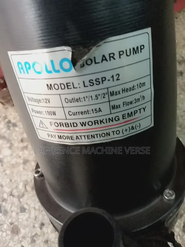 Solar Water Pump 10M 12V 180W