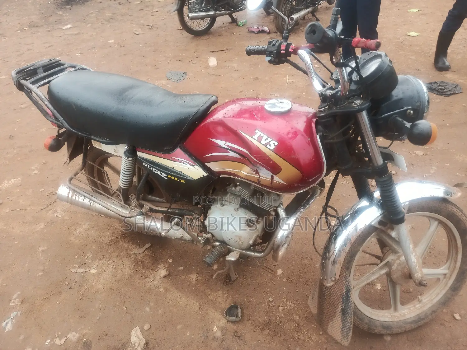 TVS XL 100 2017 Red