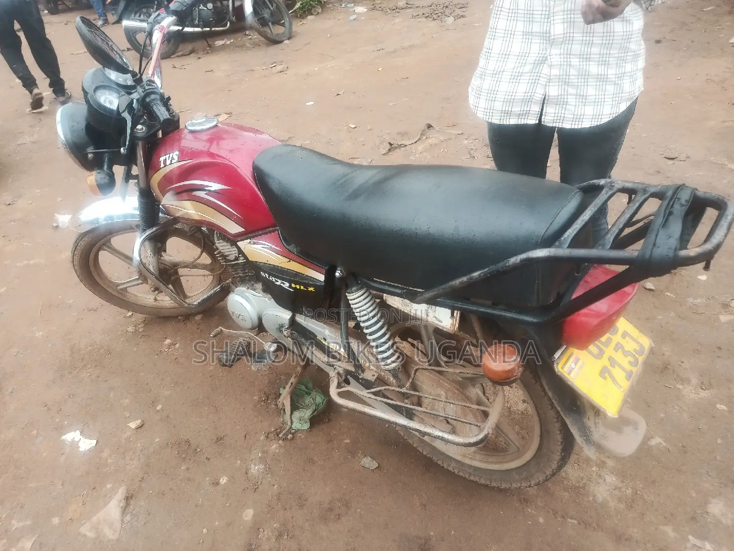 TVS XL 100 2017 Red