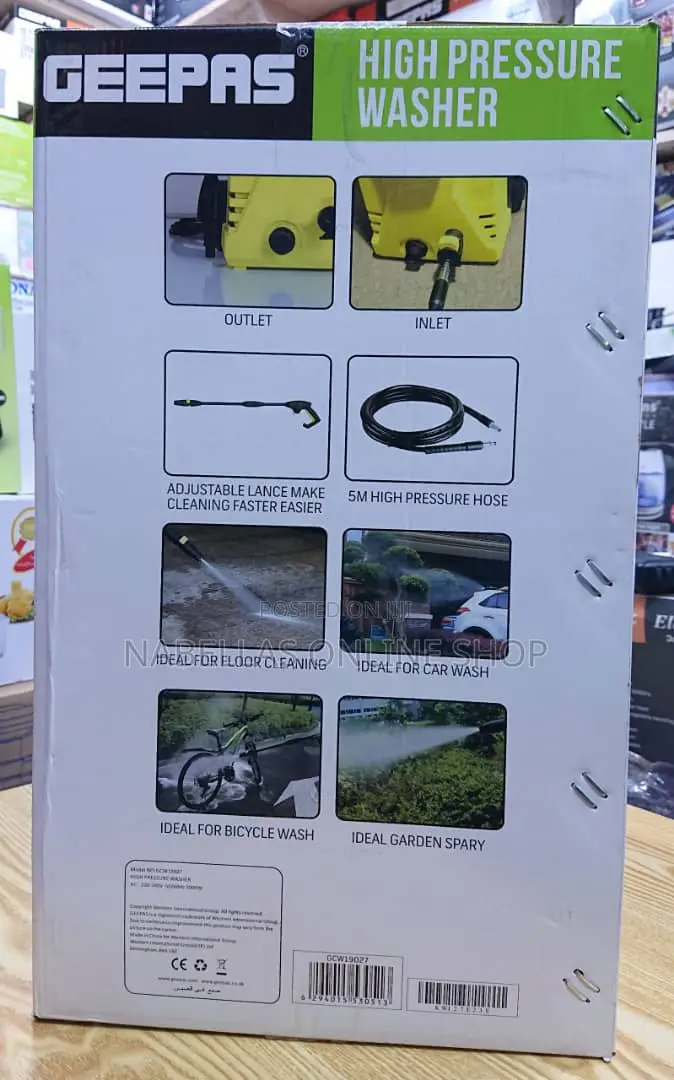 Geepas High Pressure Car Washer Brand New With 1yr Warranty