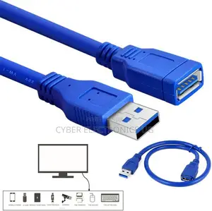 USB3.0 Male 2 Female Extension Cable High Speed Data Transfe