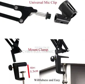 Adjustable Desktop Microphone Stand For Live Broadcasting