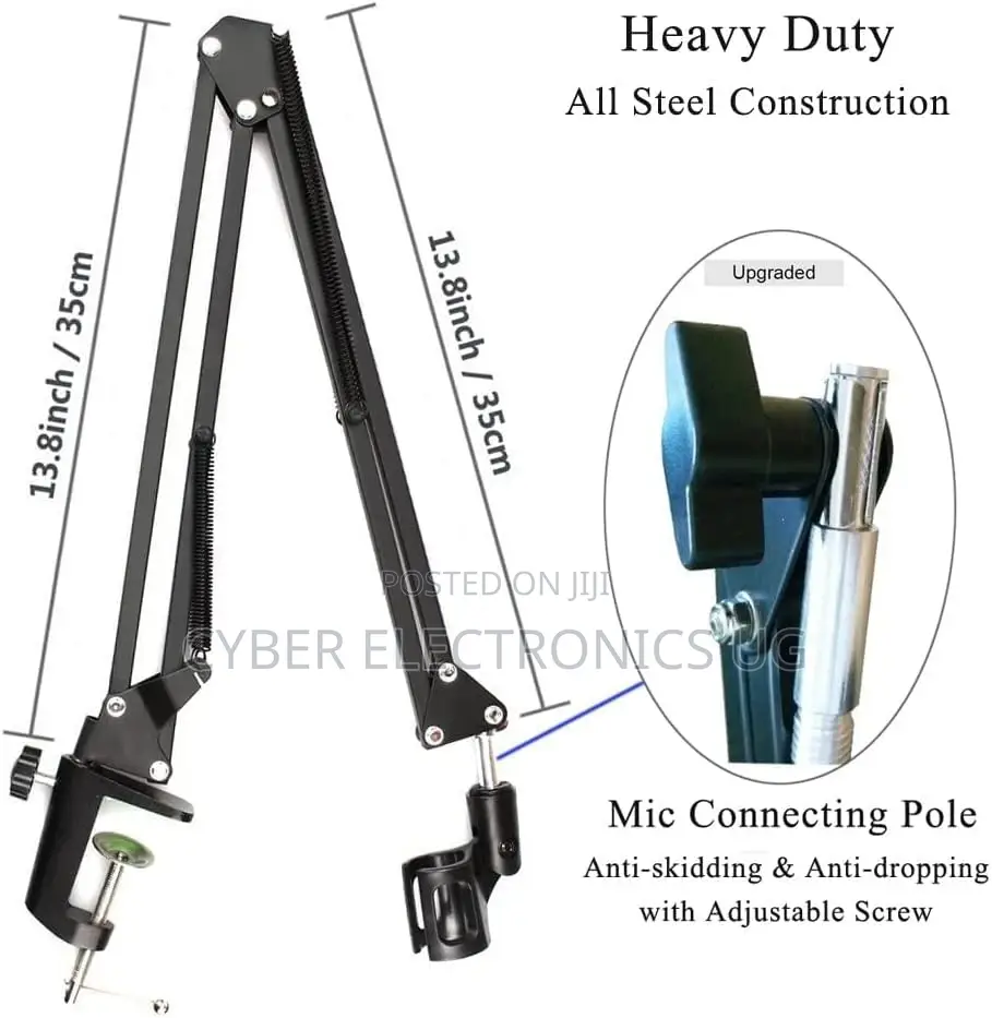 Adjustable Desktop Microphone Stand For Live Broadcasting