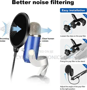 Dual Layer Microphone Pop Filter