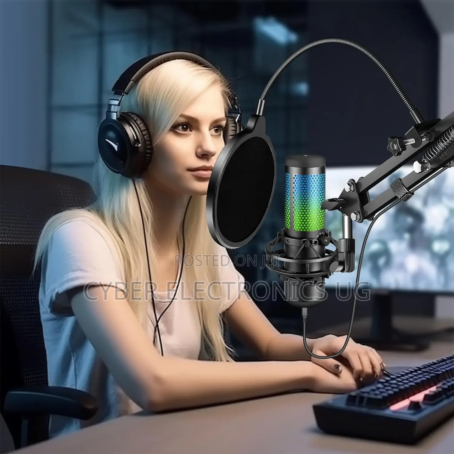 Dual Layer Microphone Pop Filter