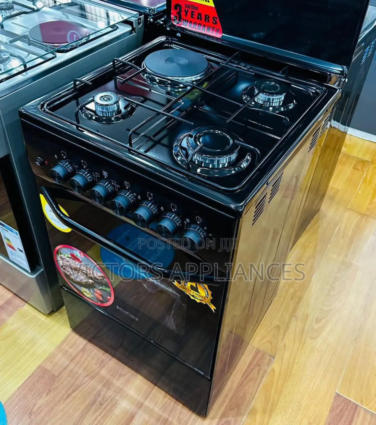 Blueflame Cooker 3gas 1electric 50x50cm C5031