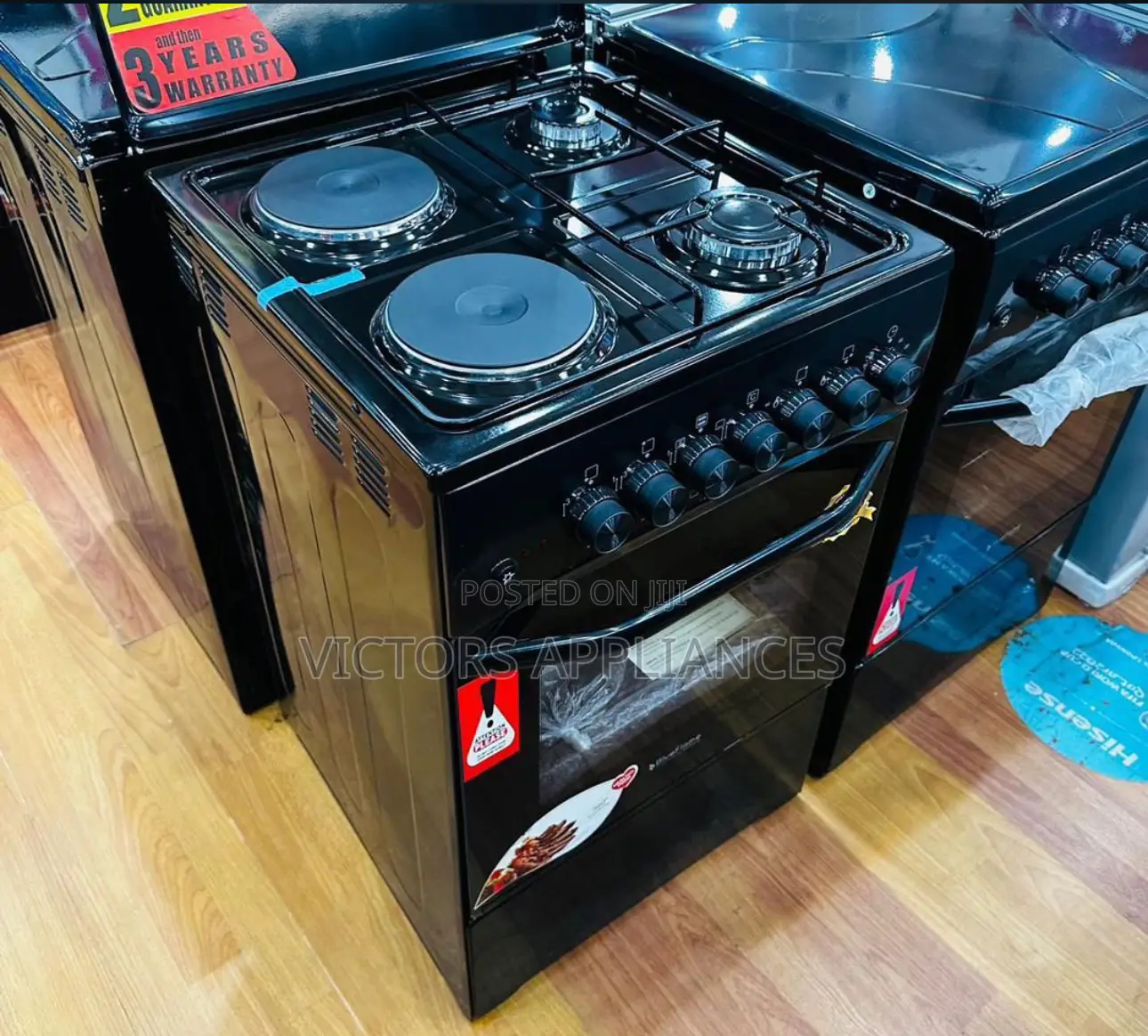Blueflame Cooker 2GAS 2electric 50x50cm