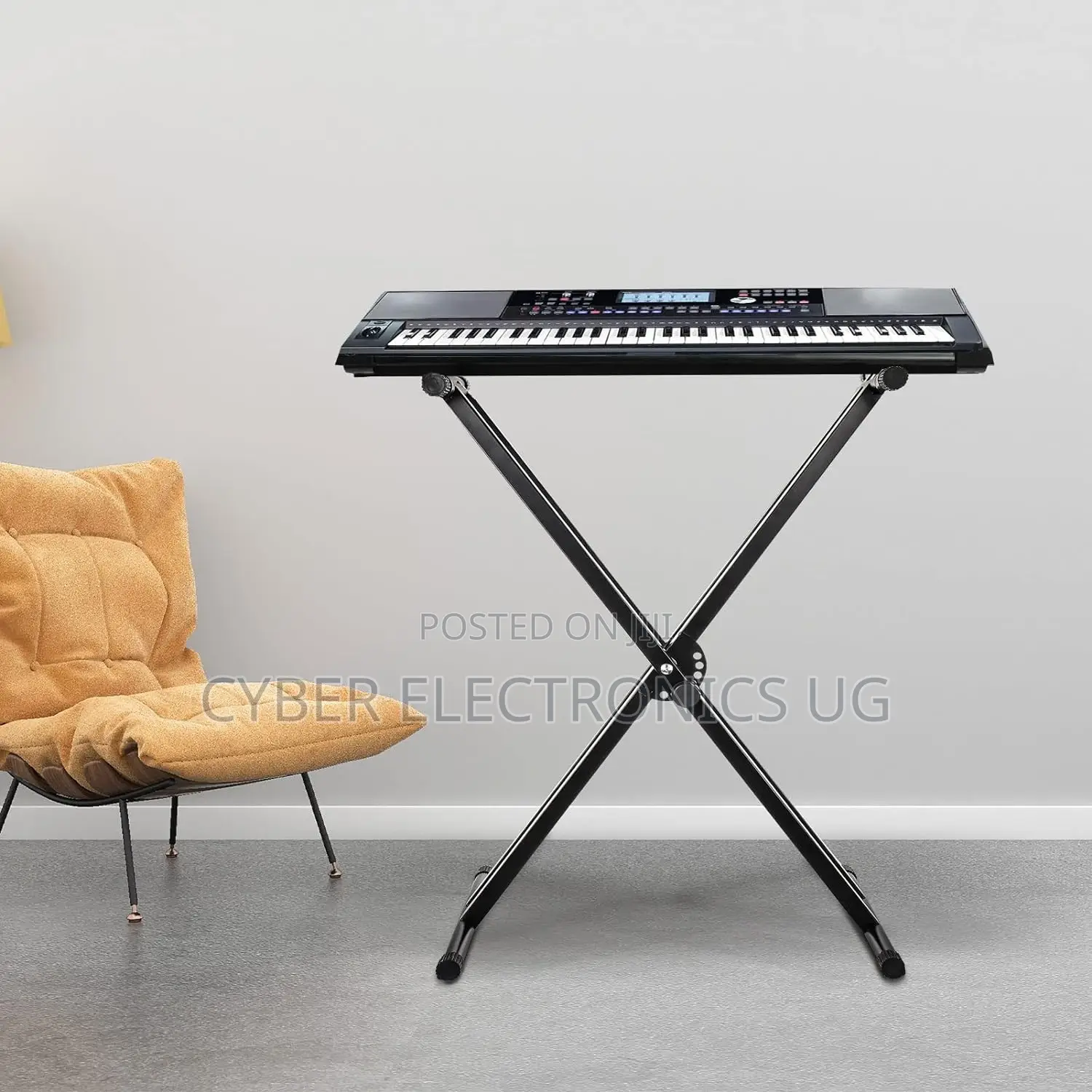 Universal Adjustable Keyboard Piano Stand With Locking Strap