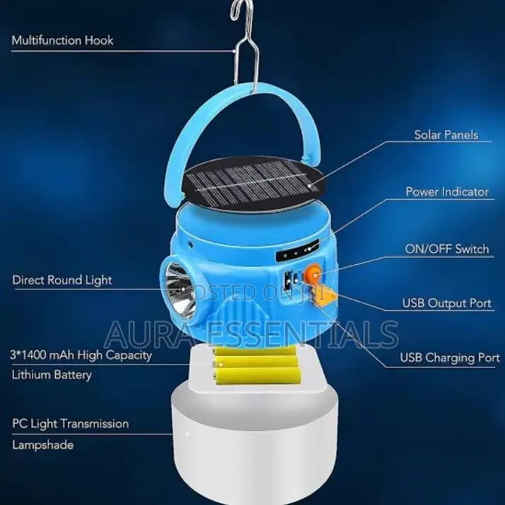 Solar Camping Light Bulb Touch