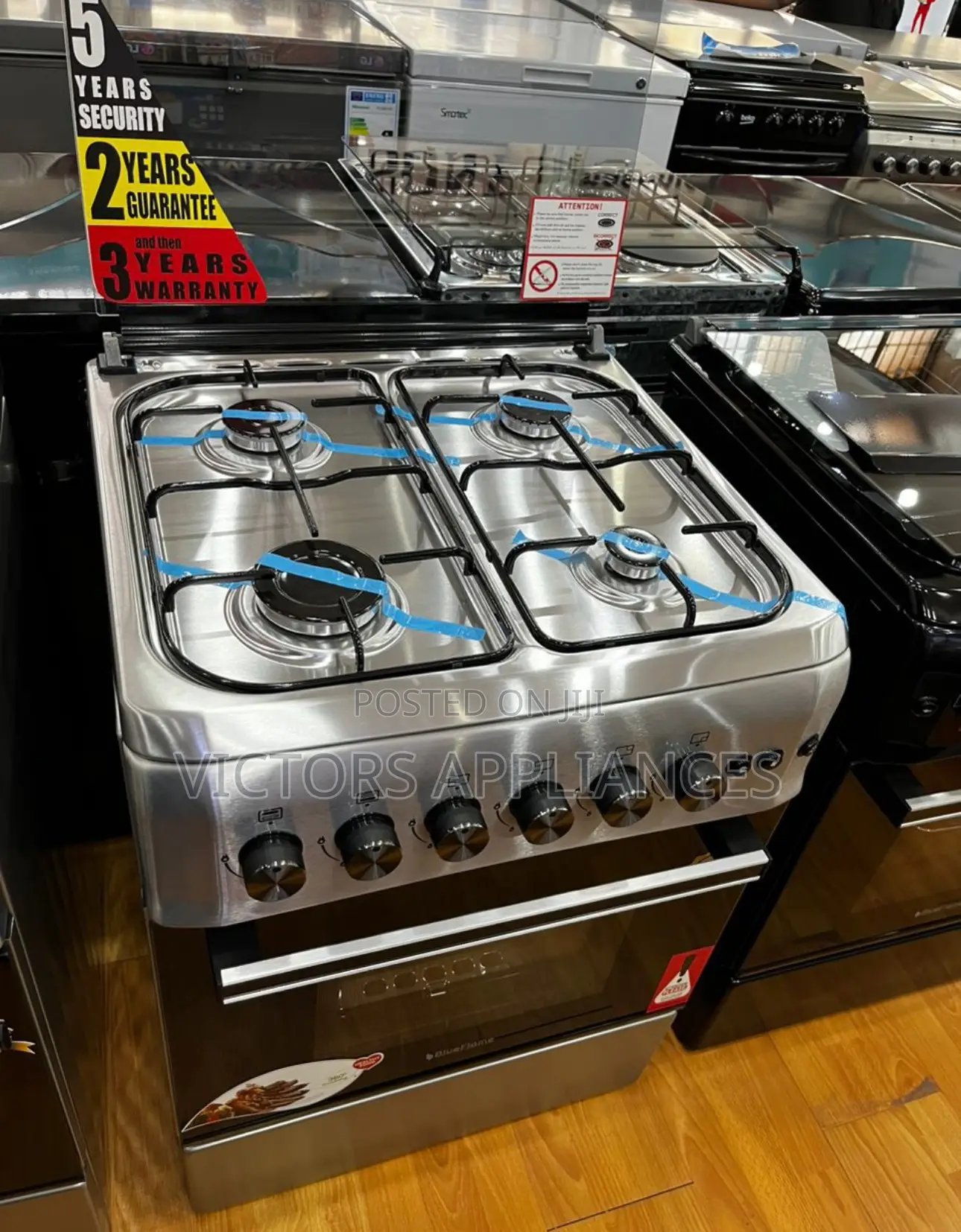 Blueflame Full Gas 60x60cm Inox Stainless Steel