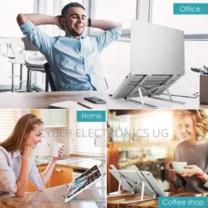 Adjustable Foldable Laptop Stand Aluminium