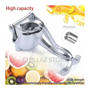 Manual Fruit Press Juicer- Silver