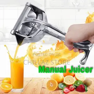 Manual Fruit Press Juicer- Silver