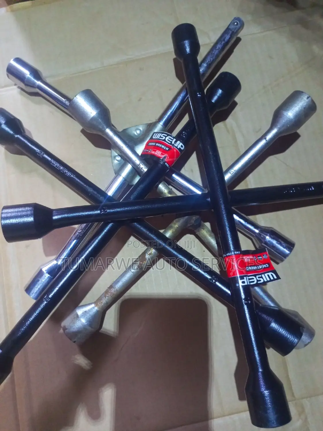 Cross Wheel Spanners.