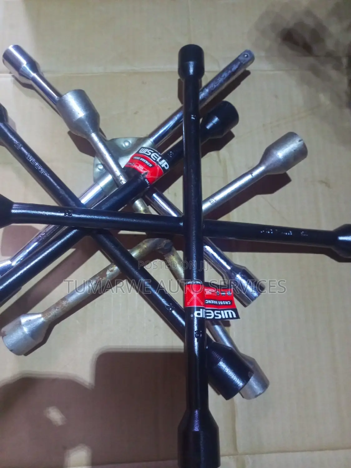 Cross Wheel Spanners.